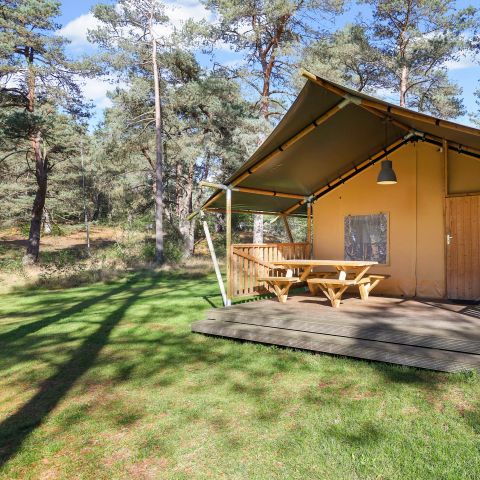 Canvas and wooden tent 6 persons - 6ST