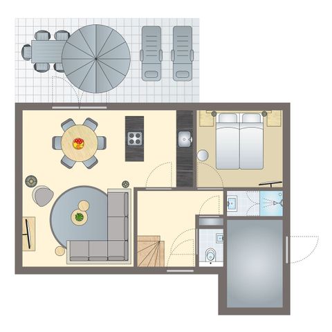 Bungalow 6 persons - 6EL
