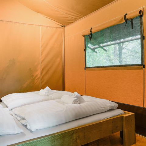 Canvas and wooden tent 6 persons - 6ST