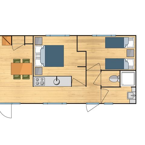 Lodge 4 persons - Lodge Yellowstone