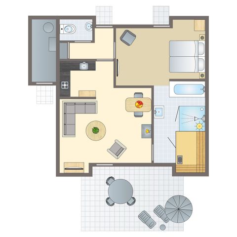 Bungalow 2 persons - Wellness 2ELW