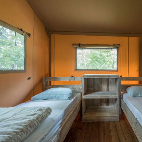 Canvas and wooden tent 6 persons - 6B