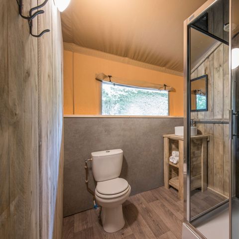 Canvas and wooden tent 6 persons - 6B