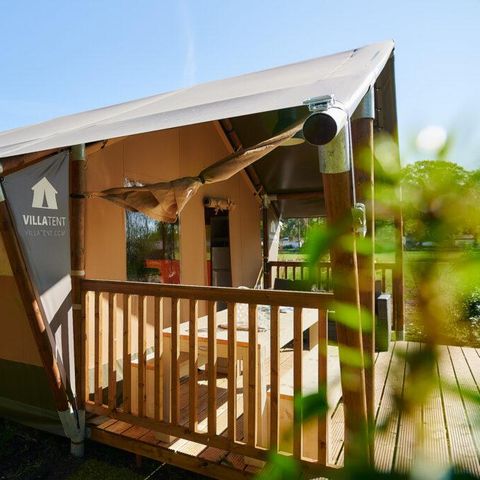 Canvas and wooden tent 6 persons - XL