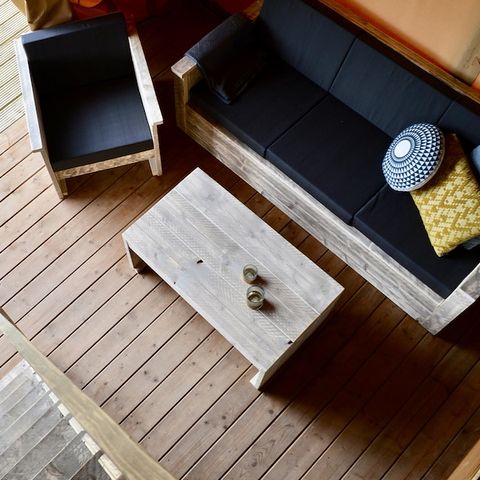 CANVAS AND WOOD TENT 6 people - Up