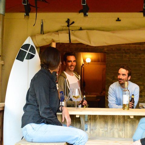 CANVAS AND WOOD TENT 5 people