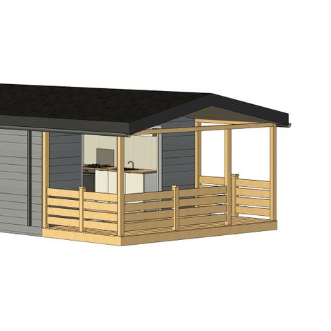 Chalet 4 persons - 4 pers. chalet Tuinfluiter