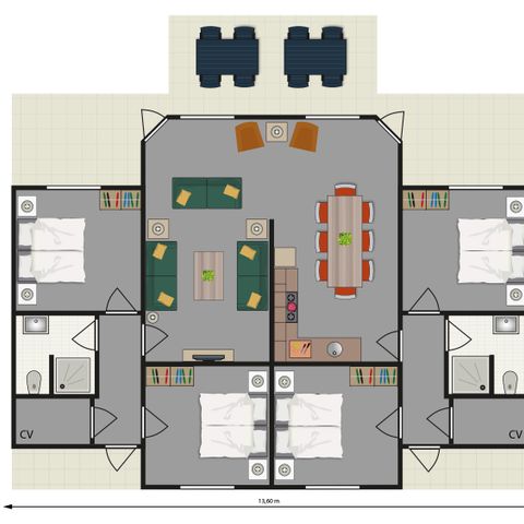 HOUSE 8 people - 8 pers. vakantiehuisje Heidestein