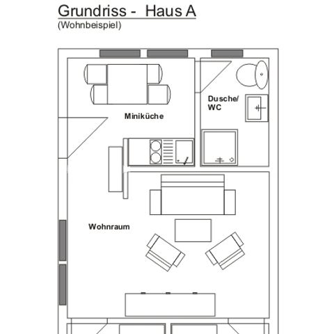 Bungalow 4 persons - A