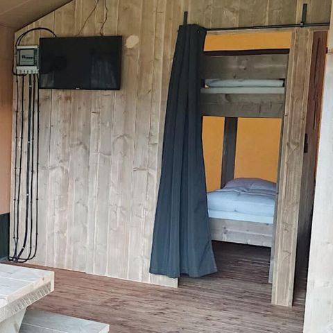 CANVAS AND WOOD TENT 6 people - Safari tent 6