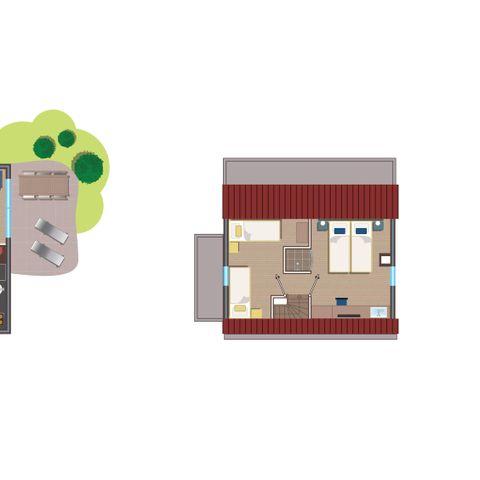 Bungalow 6 persons - Comfort ZV1612