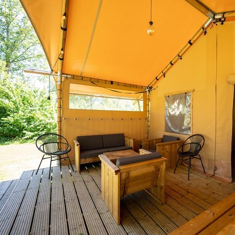 Canvas and wooden tent 4 persons - 4B