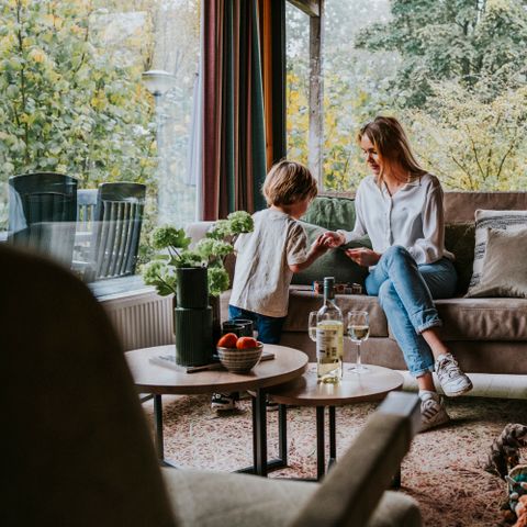 BUNGALOW 6 people - Damhert Hottub & Sauna incl. entrance Safaripark Beekse Bergen