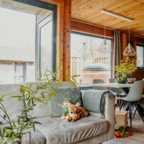 Bungalow 6 persons - Kidsbungalow Damhert incl. Sauna & Hot tub