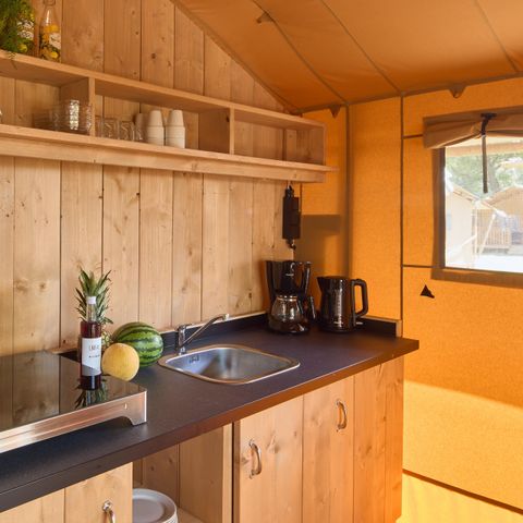 CANVAS AND WOOD TENT 6 people - Darwin