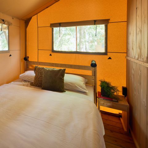 Canvas and wooden tent 6 persons - Darwin