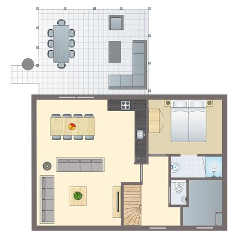 BUNGALOW 8 people - 8C1