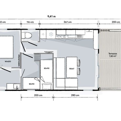 MOBILE HOME 4 people - Forest Lodge Living