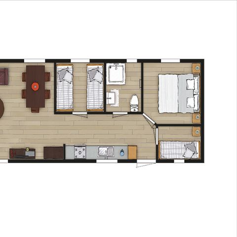 Mobile home 5 persons - Stand