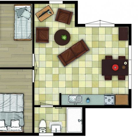 Mobile home 4 persons - Cottage