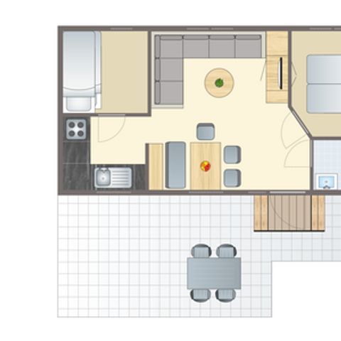 CHALET 4 people - Covered terrace and enclosed garden
