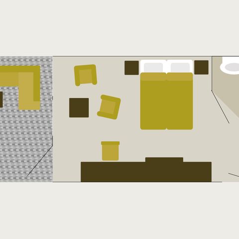 BEDROOM 2 people - Luxury hotel room