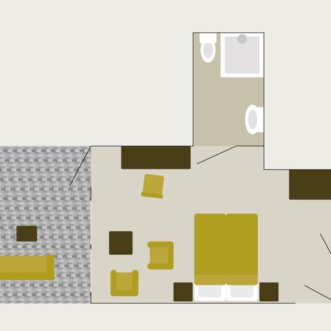 BEDROOM 2 people - Luxury hotel room