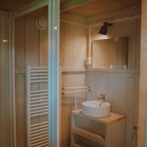 CANVAS AND WOOD TENT 4 people - Tiny Safari House