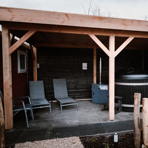 Chalet 6 persons - Veluwe lounge with hot tub and sauna