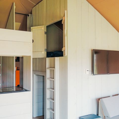 Canvas and wooden tent 6 persons - Safari cottage