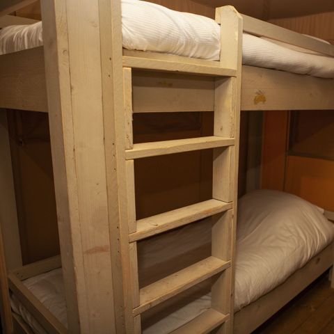 Canvas and wooden tent 6 persons - Safari cottage