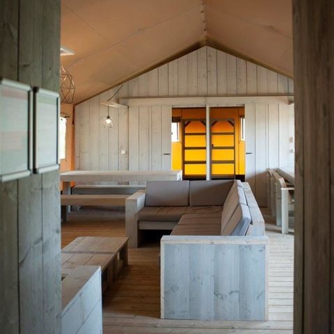 CANVAS AND WOOD TENT 12 people - Safari Villa