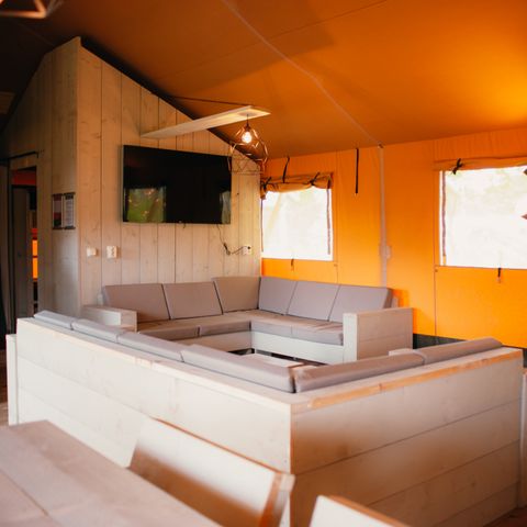 CANVAS AND WOOD TENT 12 people - Safari Villa