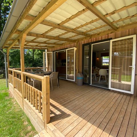 LODGE 4 people - Forest lodge with veranda