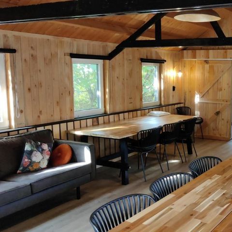 HOUSE 18 people - Group accommodation Large Log Cabin + 3 fishermen's cottages (18 people)