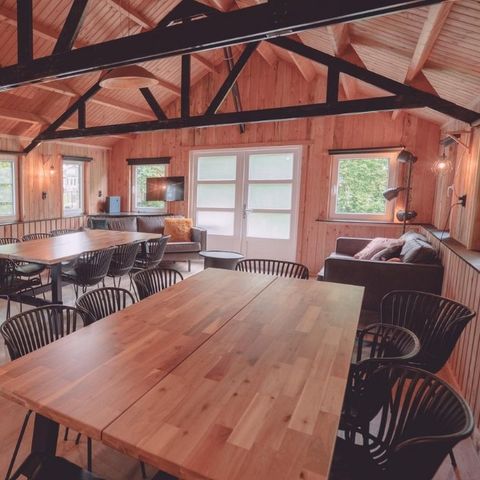 HOUSE 18 people - Group accommodation Large Log Cabin + 3 fishermen's cottages (18 people)