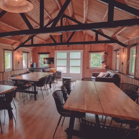 Group accommodation 18 persons - Group accommodation Large Log Cabin + 3 fishermen's cottages (18 people)