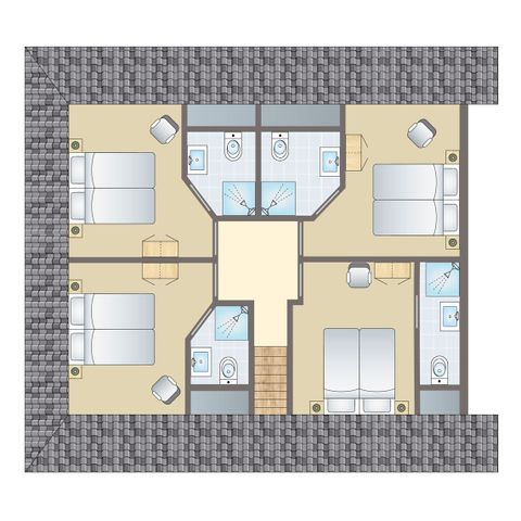 HOUSE 12 people - 12BT