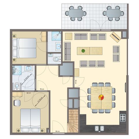 HOUSE 12 people - 12BT