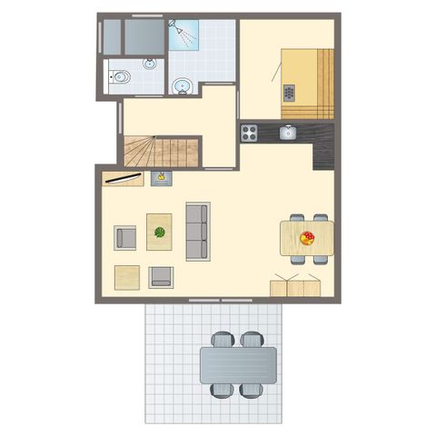 Bungalow 4 persons - 4BE