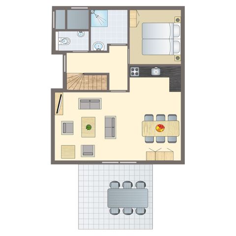 Bungalow 6 persons - 6B1