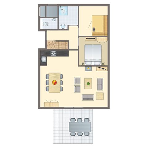 BUNGALOW 6 people - 6BE