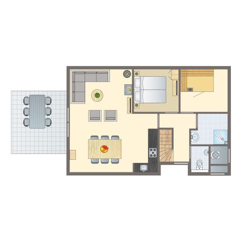 BUNGALOW 6 people - 6L