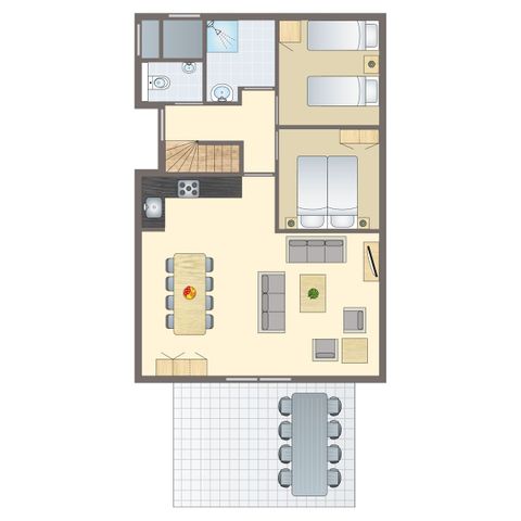 Bungalow 8 persons - 8B