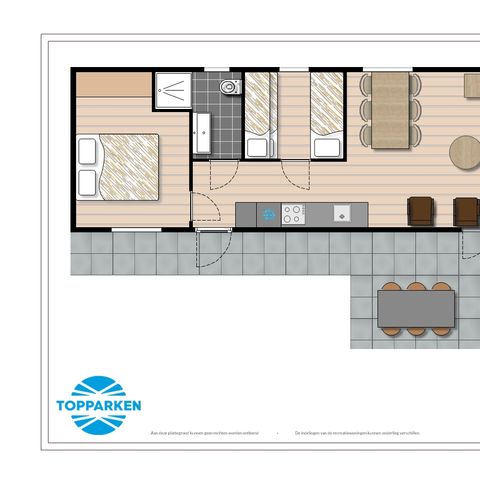 Bungalow 5 persons - Rialto