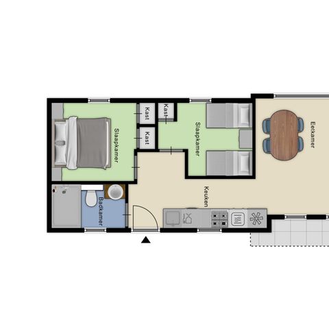Bungalow 4 persons - Module