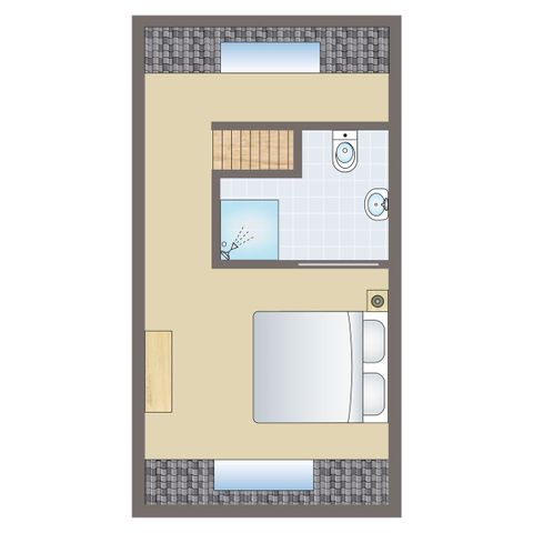 BUNGALOW 2 people - 2A