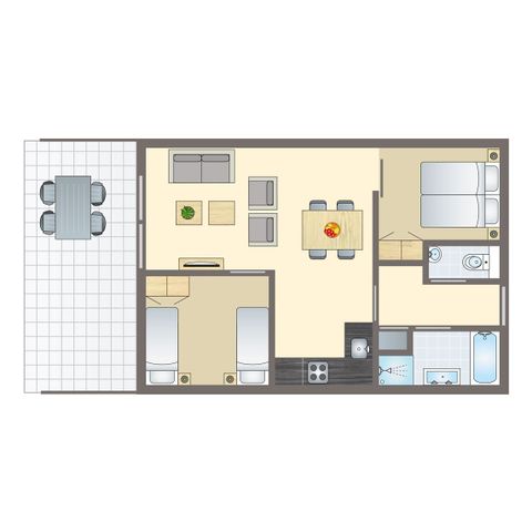 Apartment 4 persons - 4CA