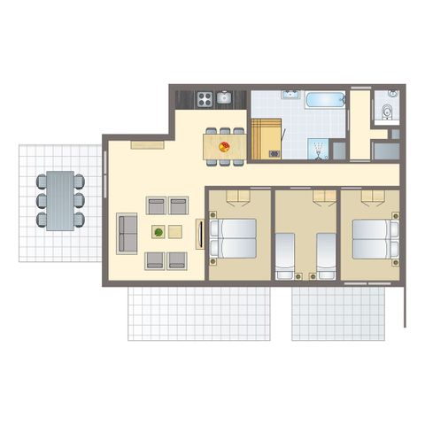 Apartment 6 persons - 6LA
