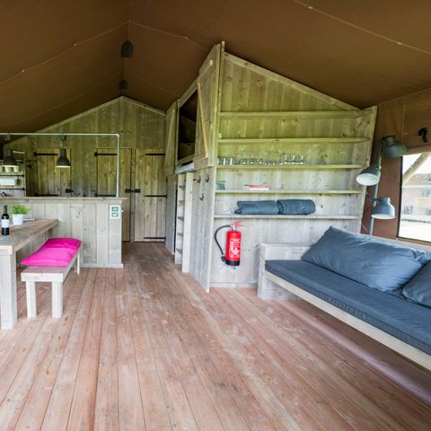 Canvas and wooden tent 6 persons - Farmlodge